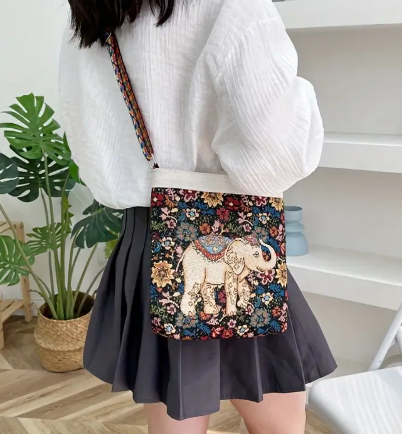 Boho Chic Geometric Crossbody Bag