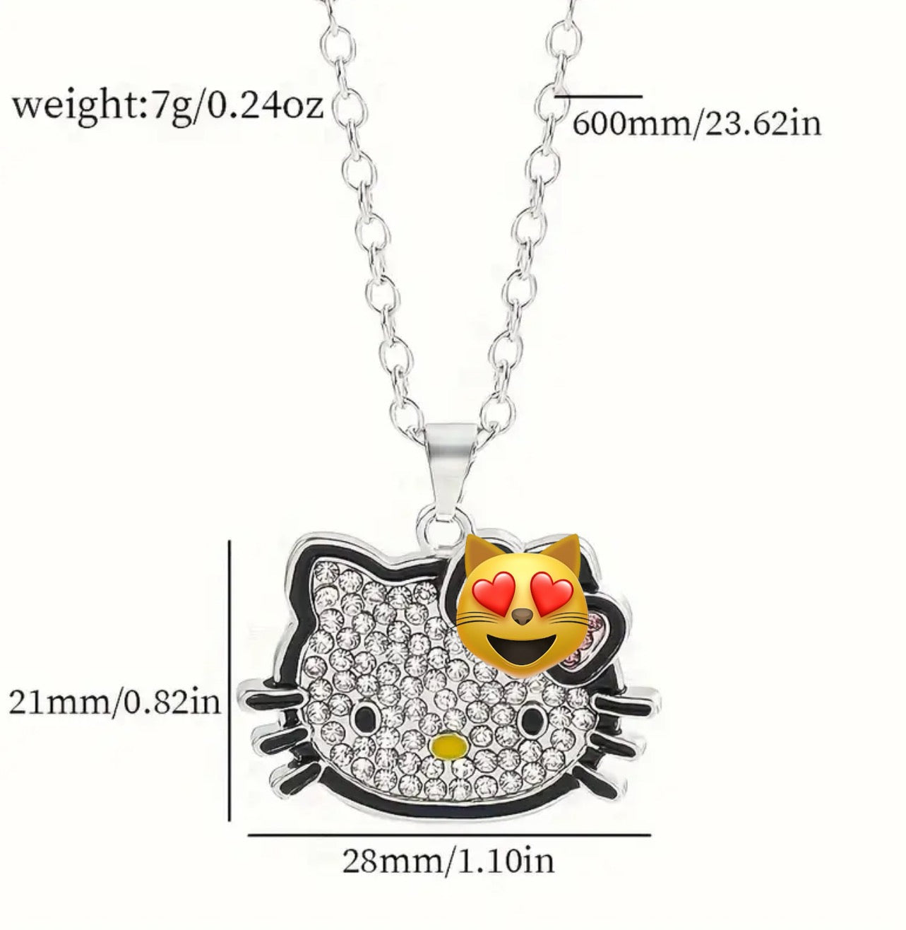 Cute Cat necklace for everyday use.